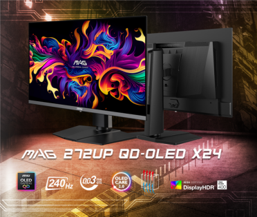 5499元！微星新款27英寸电竞显示器官宣：4K/240Hz