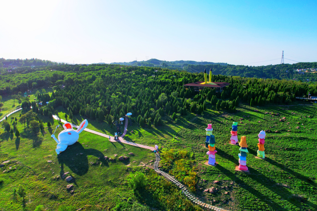 郑州周边旅游好去处,伏羲山云上牧场,分分钟带我们走进童话仙境