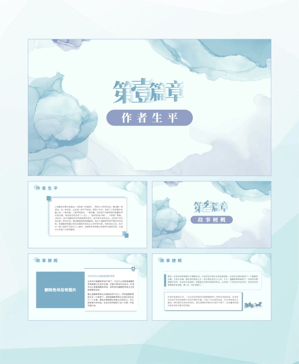 名著经典《俊友》读书分享会ppt