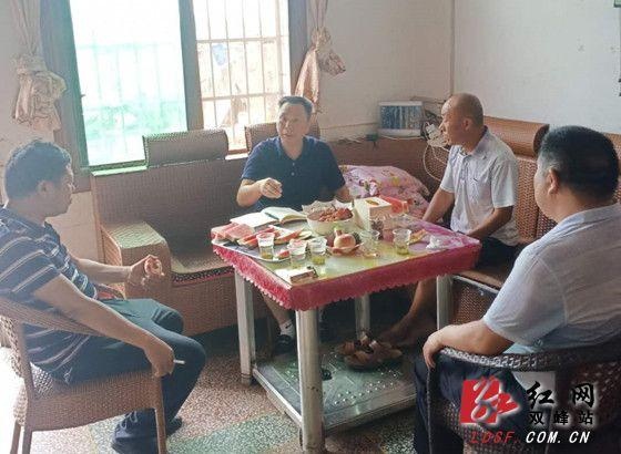 彭石清到三塘铺镇开展"进村入户巩固月"活动