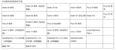 比别人的5G速度更快！华为公布最新5A设备名单：涵盖Pura X Max、畅享90系列等机型