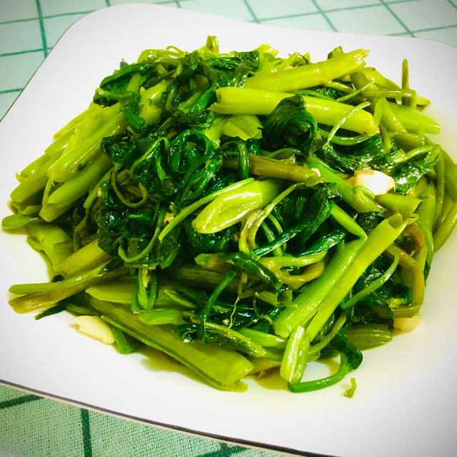 蒜蓉空心菜,快手菜,简单快捷