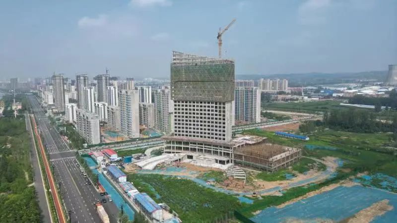 【聚焦宜阳重点工程】绿地铂骊五星级酒店项目有序推进