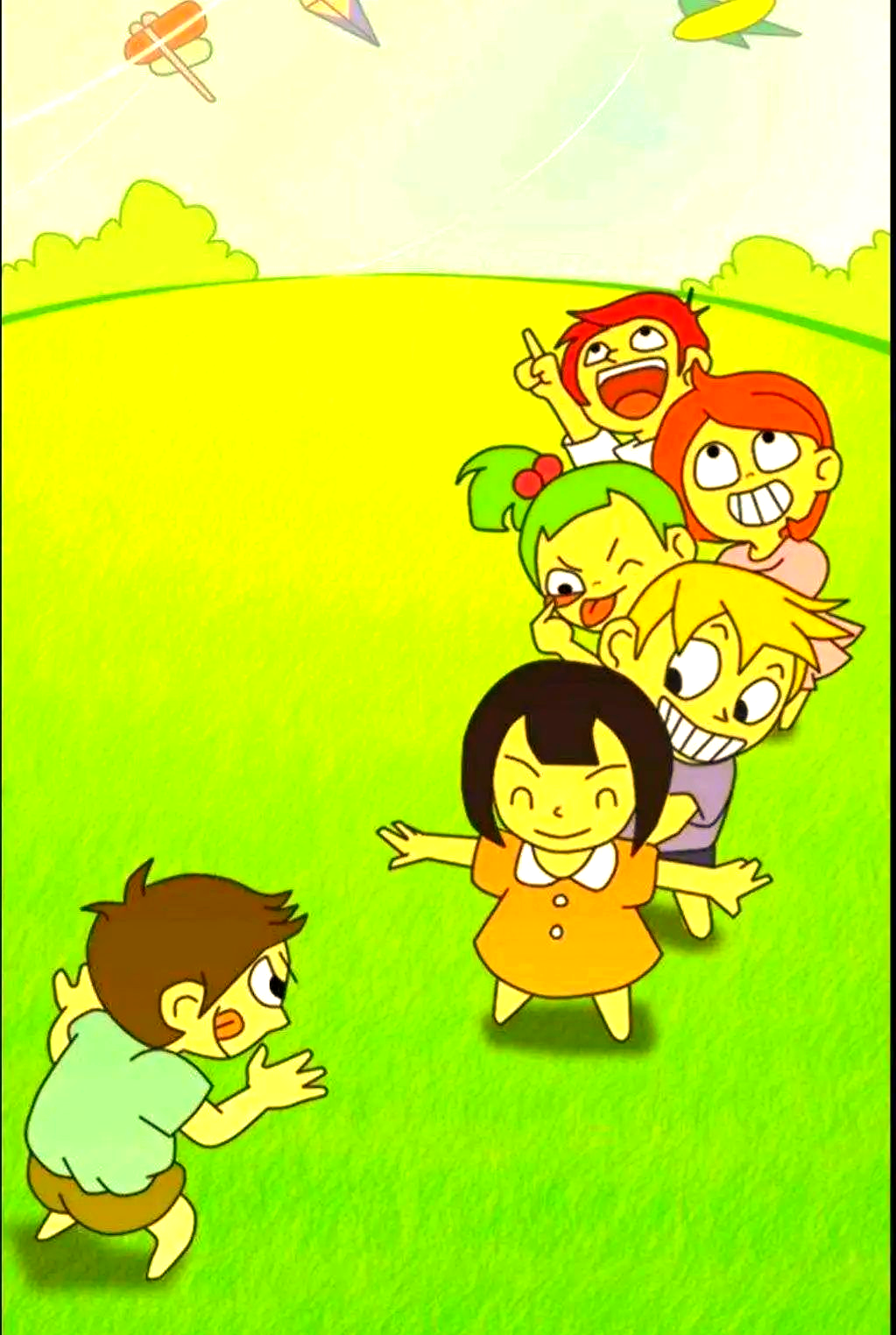 二年级学生体验"老鹰捉小鸡"无限乐趣