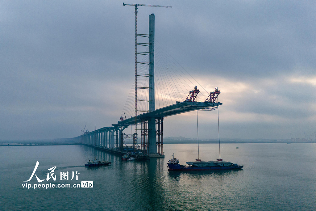 广东珠海:黄茅海跨海通道建设有序推进