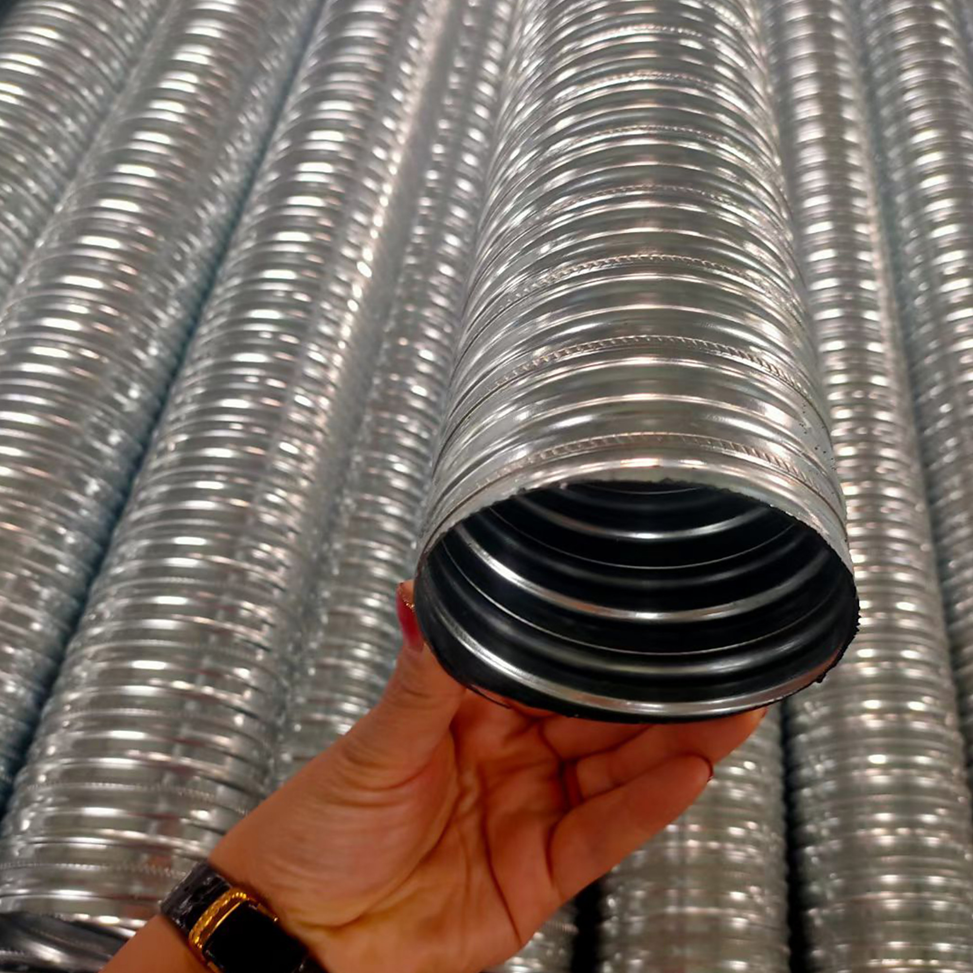 桥梁预应力金属波纹管钢绞线穿管用预埋混凝土波纹管厂家可定制