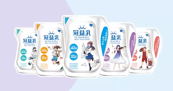 冠益乳学生饮用奶图片