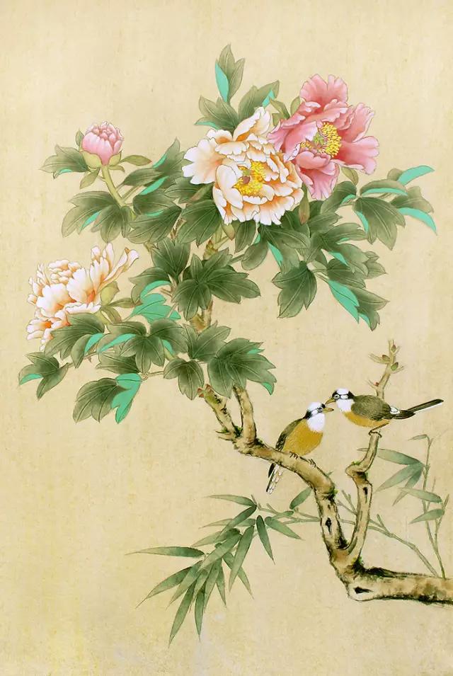 国画里的国花:牡丹