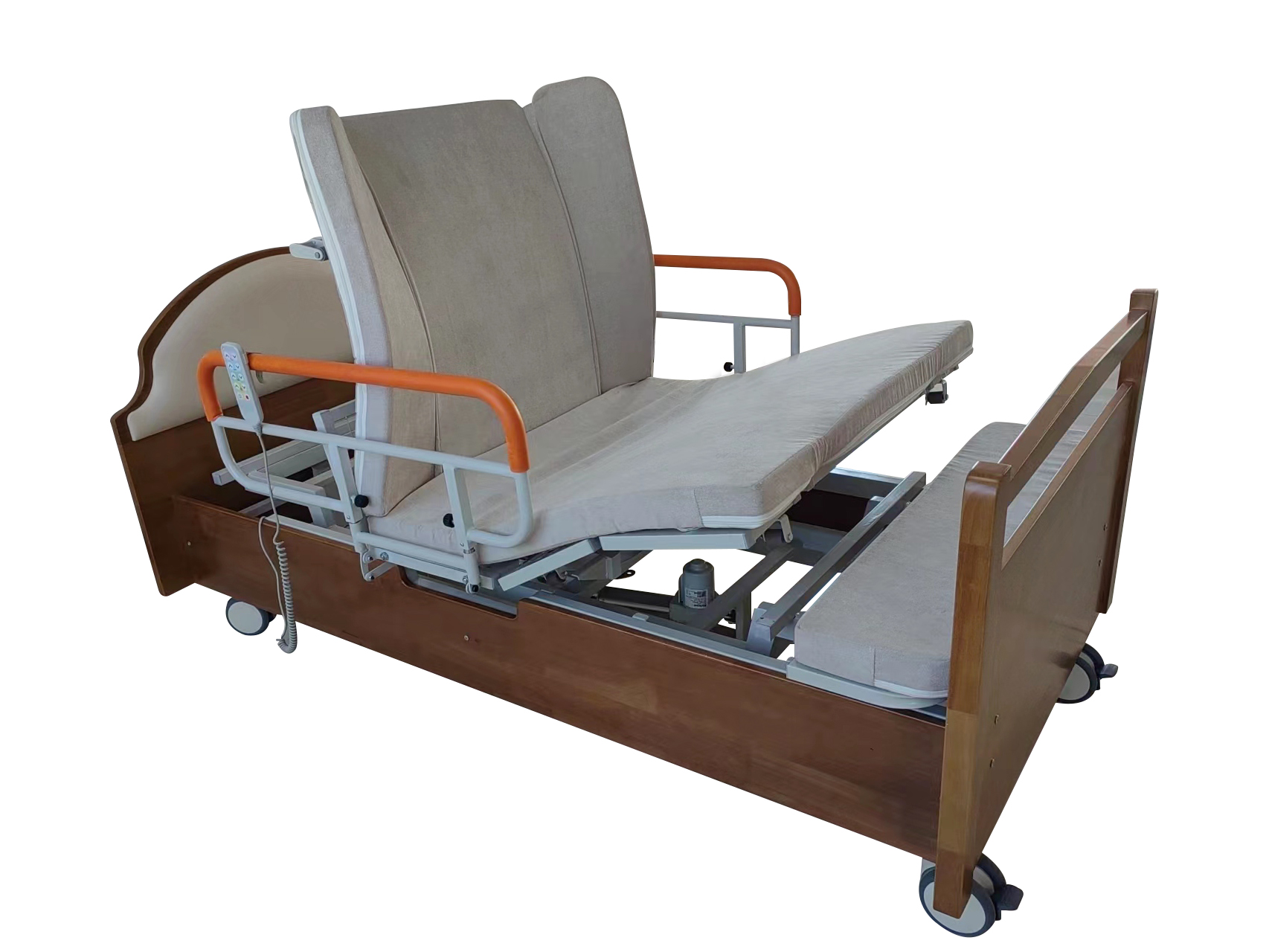 电动旋转翻身护理床搭配移位机使用更轻松