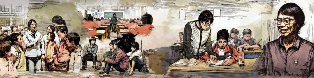 《感动中国》年度人物钢笔画来自深技大师生 记者采访主创深技大教师