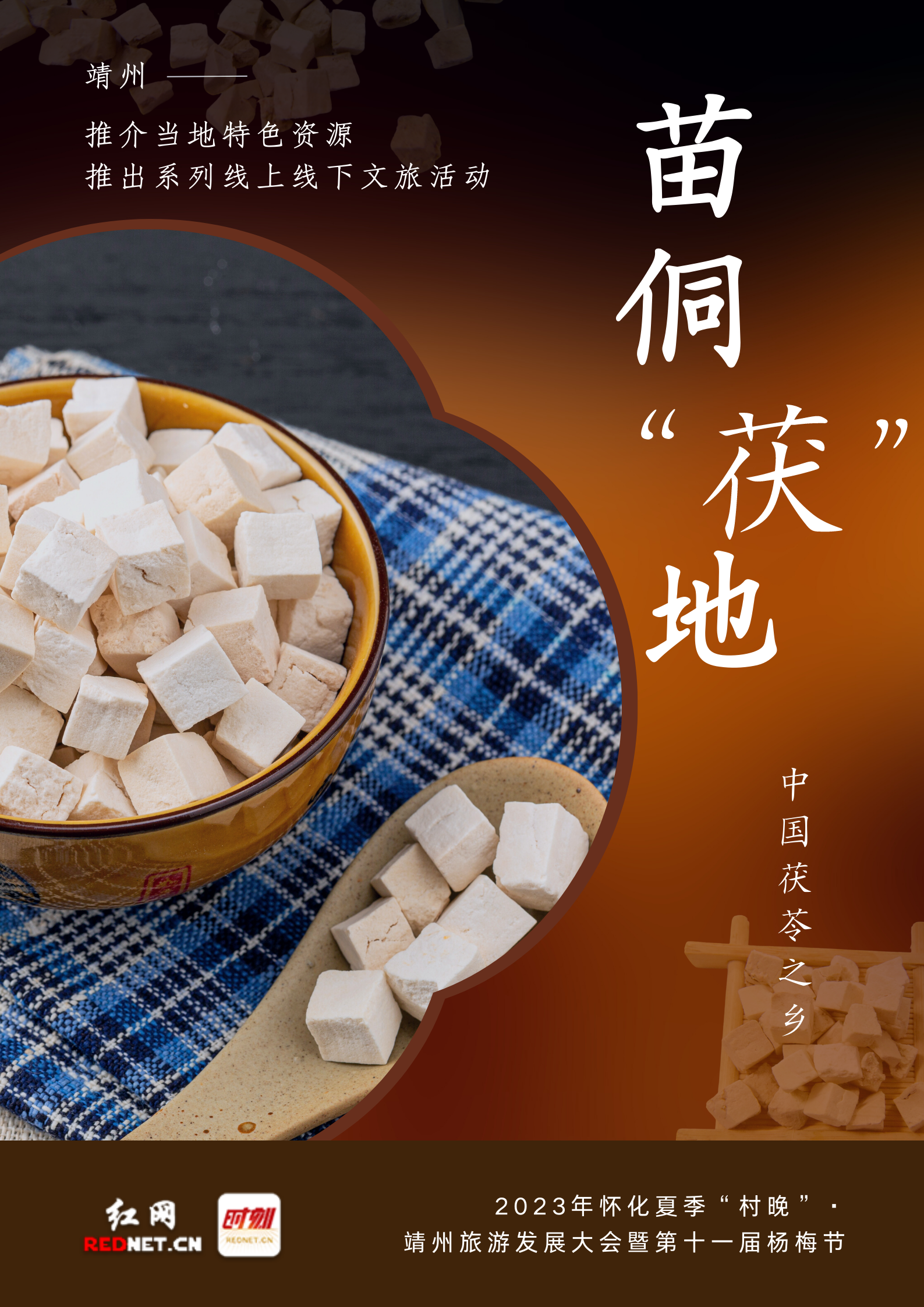 海报|苗侗"茯"地 "梅"好靖州 引爆靖州旅游热潮 带动乡村旅游