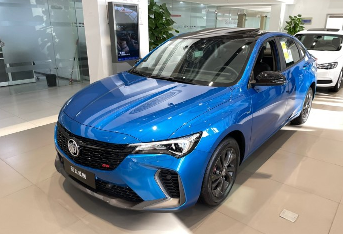 一抹深海蓝 让人难忘 别克威朗pro gs店内打卡