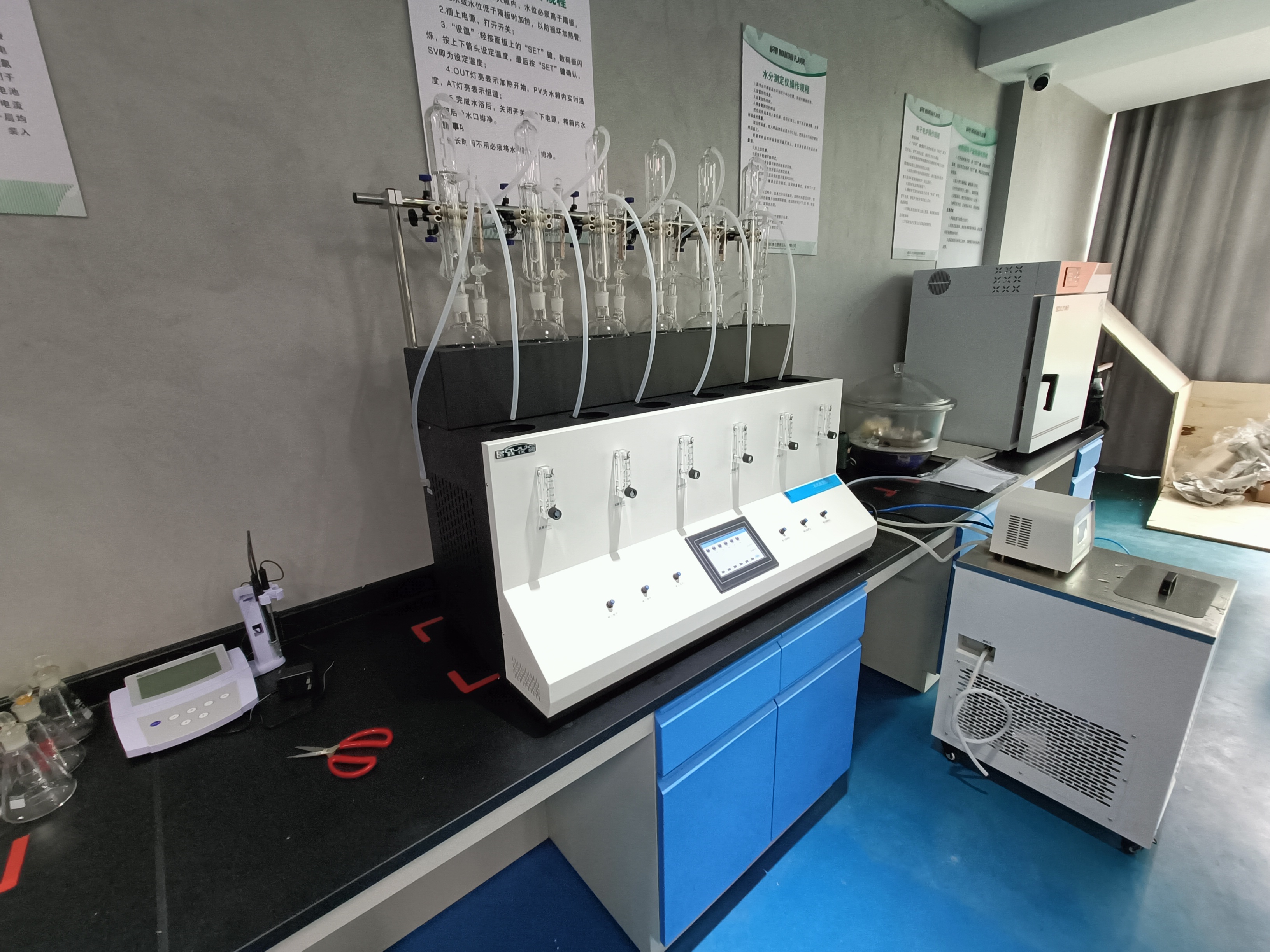 食品中二氧化硫蒸馏仪测定蒸馏装置食药二氧化硫蒸馏仪实验蒸馏