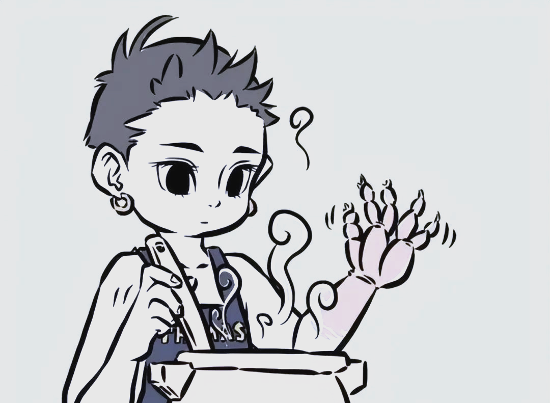 《非人哉》漫画中,哪吒的食物选择独具特色,不仅偏爱甜食与藕,还对