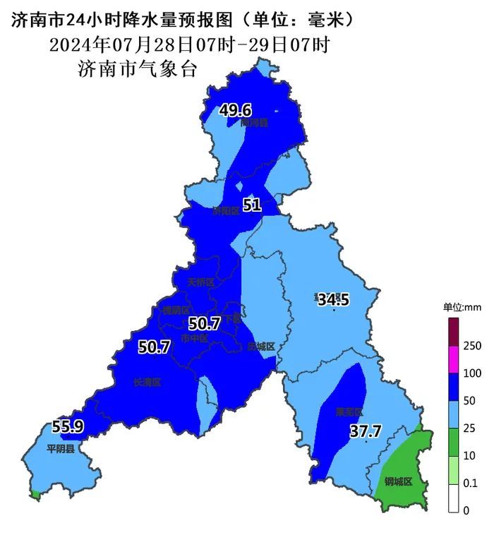 格美余威仍在 预计济南今天还有大到暴雨!