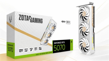 索泰首款白色RTX 5070 AMP限量版发布：2587MHz高频、另有中国特供版