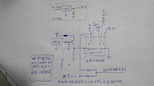 摄像头安装线路图图片