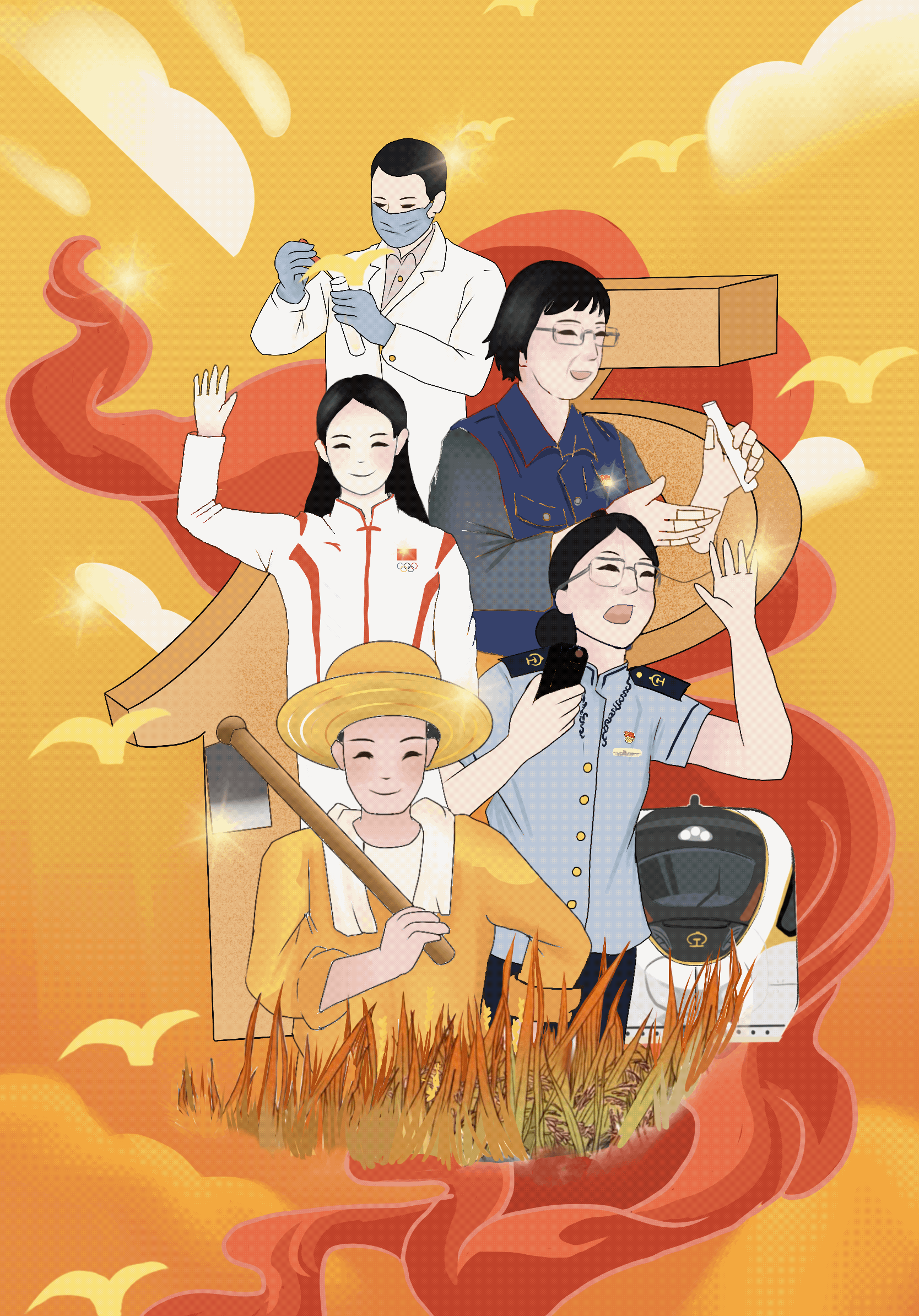 漫画作者:武雪辰日前,由中央网信办主办的2023中国正能量网络精品征集