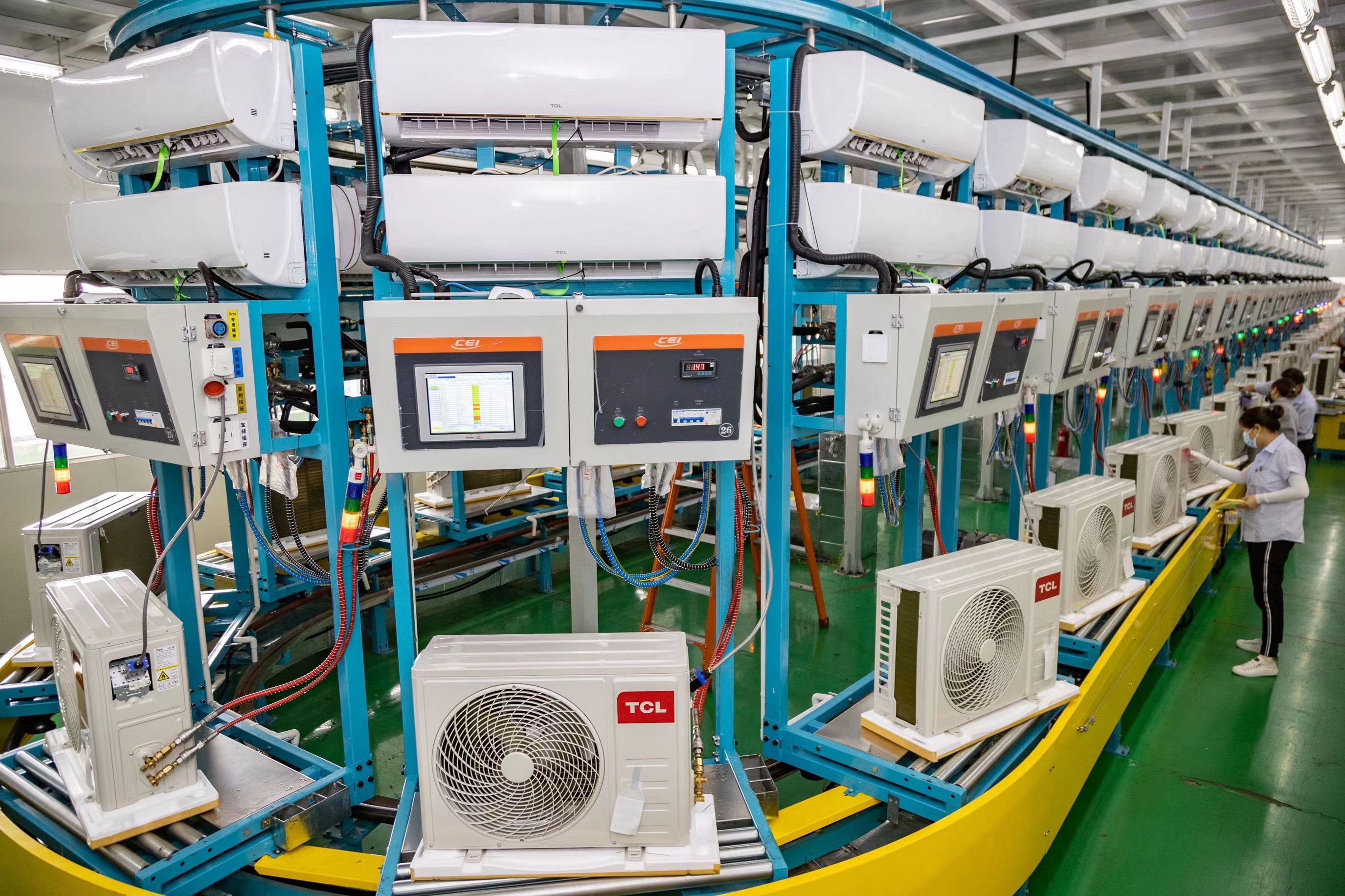 刚开工订单就满了,tcl空调武汉生产基地智能制造产业园年内投产