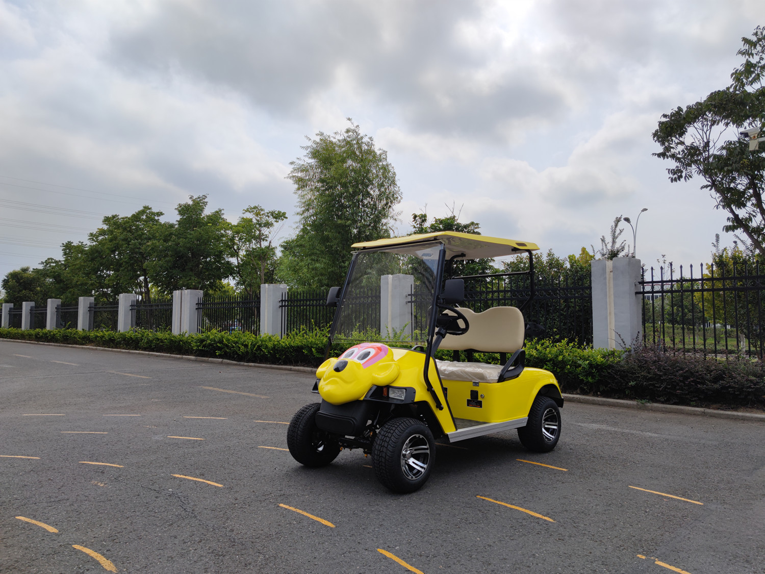 q萌!这款卡通版电动观光车要"出圈"啦!