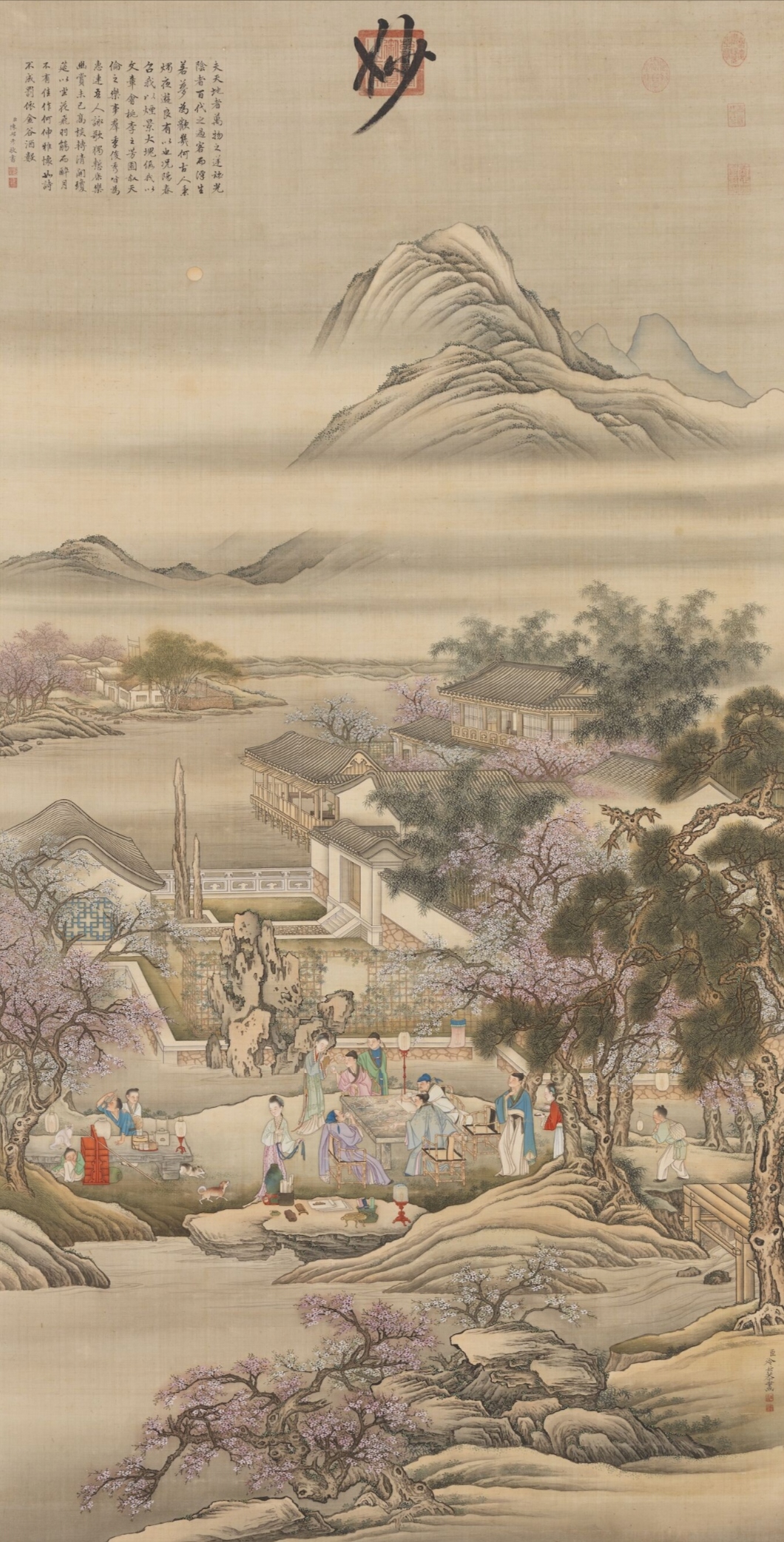 清代绘画│燕子斜阳来又去,如此江山