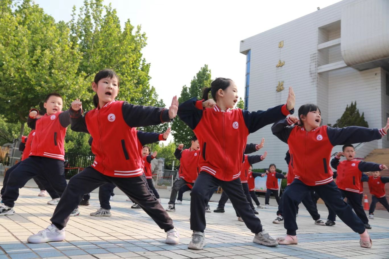 组图|练起来!看传统武术进校园