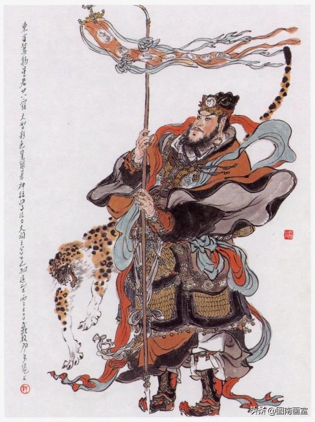 名家作品分享|戴敦邦所作国画,生动地传达了画中人的神情