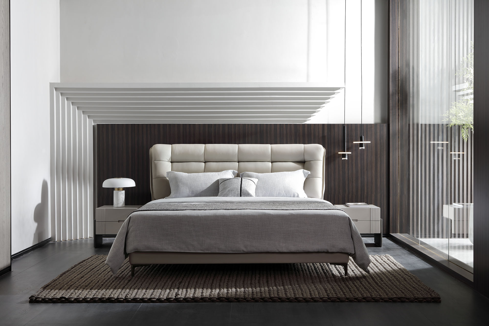 现代极简风格床在选择时需要注意哪些事项?极简家具品牌哪个好?