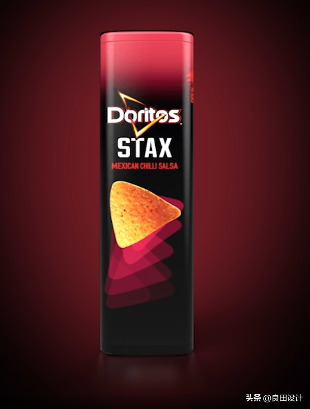百事旗下多力多滋 (doritos)桶装薯片包装设计