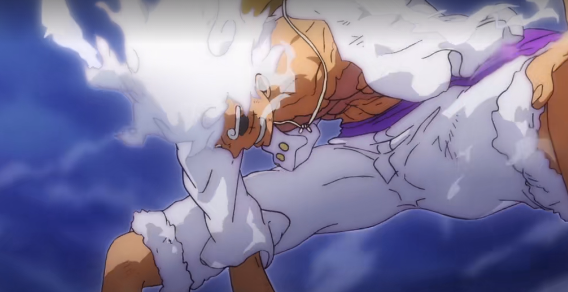 海贼王1072集:爆裂对抗!五档路飞全面爆发,凯多见证了传说人物