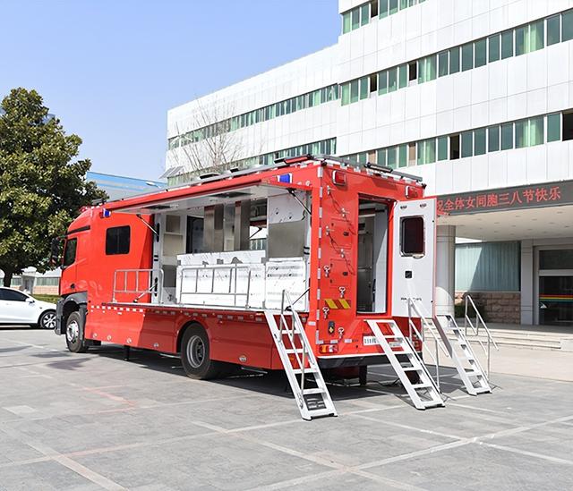 森源鸿马饮食保障车亮相,辽宁应急增添新"利器"!