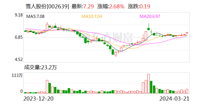 雪人股份:为子公司提供127亿元连带责任担保