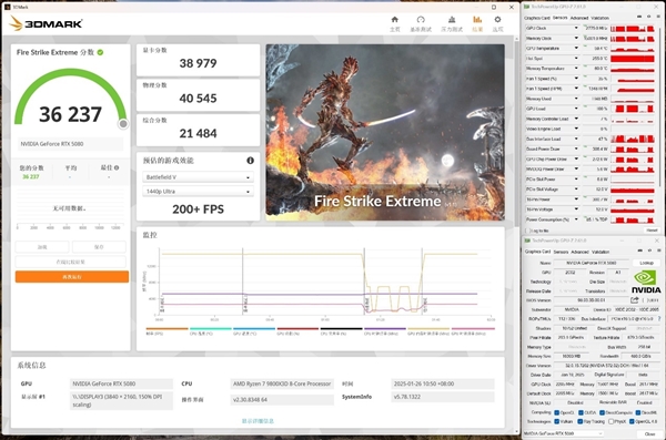 闹大了!第一次发现 RTX 5080也丢了8个ROP单元