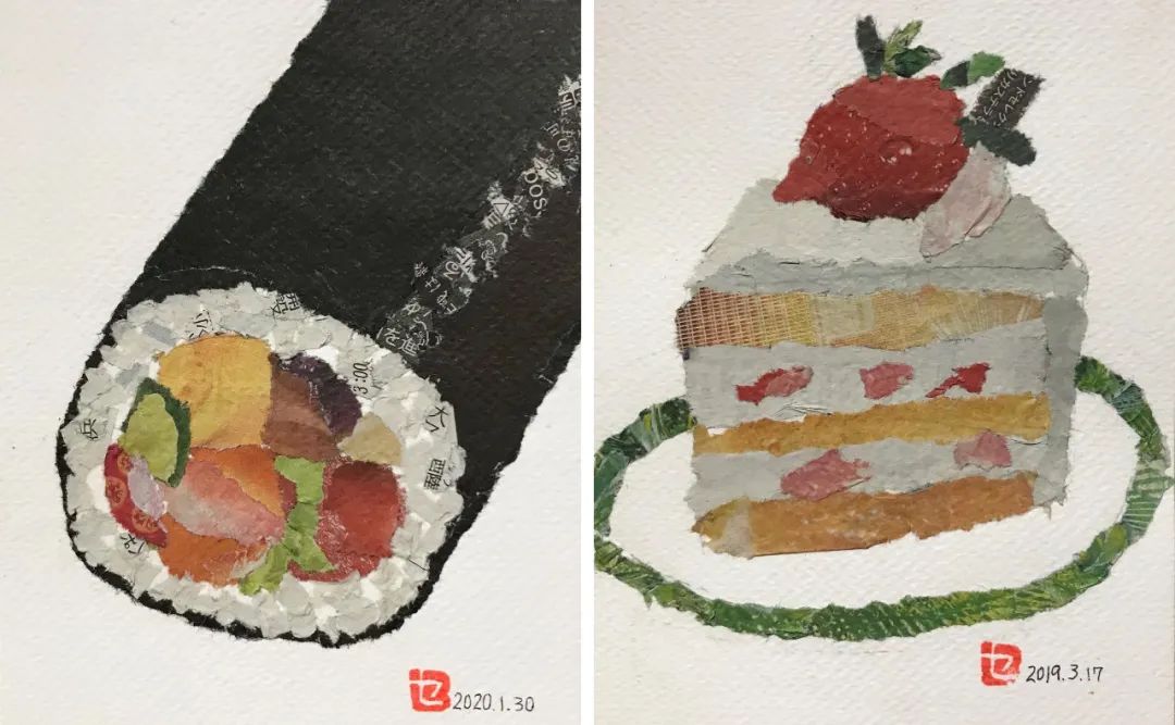 93岁奶奶靠撕报纸作画上了电视:搞艺术,年龄从来不是问题