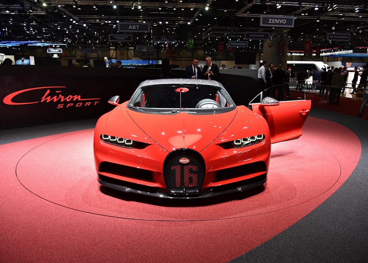 24秒破百的布加迪chironsport80lw16缸发动机