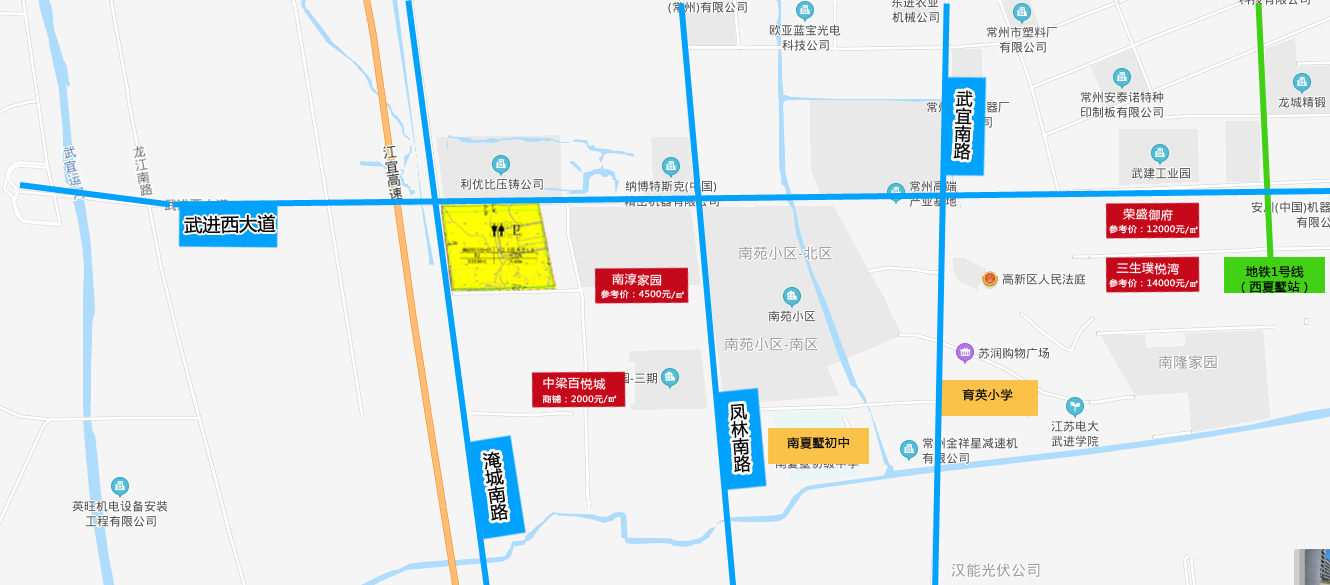 武进发力!西太湖,高新区,牛塘集中挂地,最高7997元/㎡ 起拍