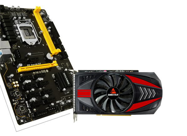 八块rx580玩家买不到显卡映泰却把它们做成矿机