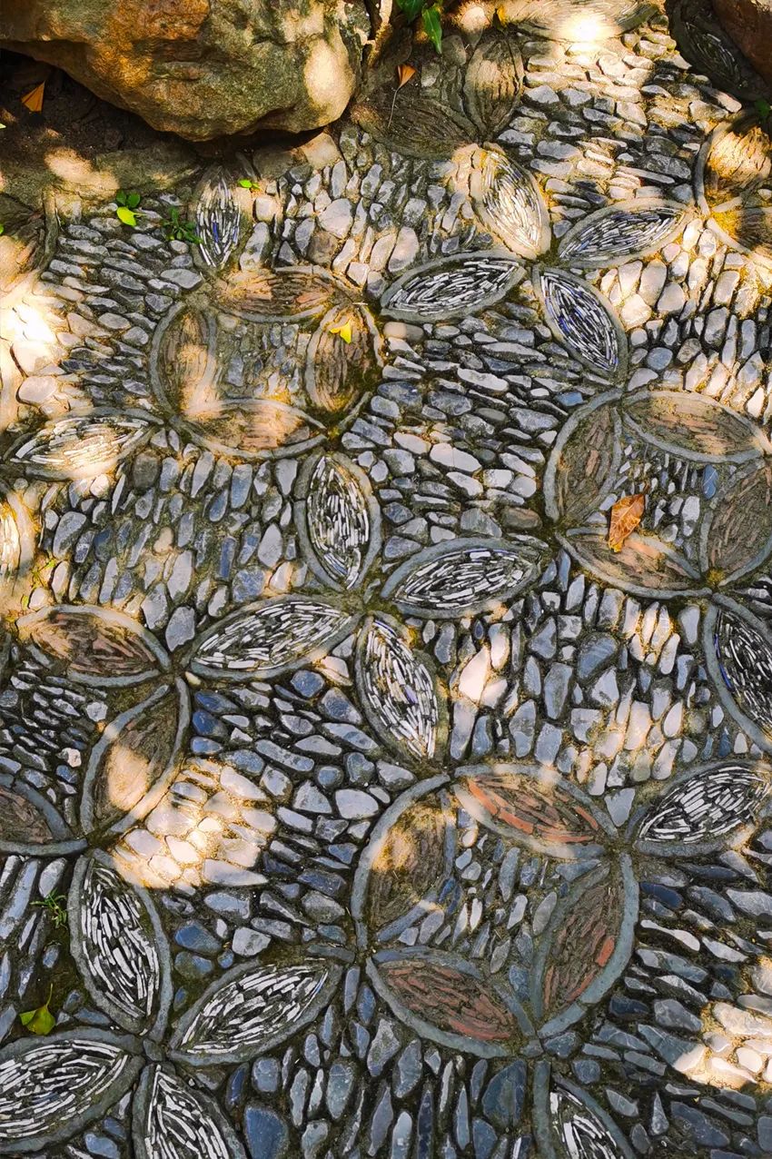 地上织绣,苏州园林的花街铺地