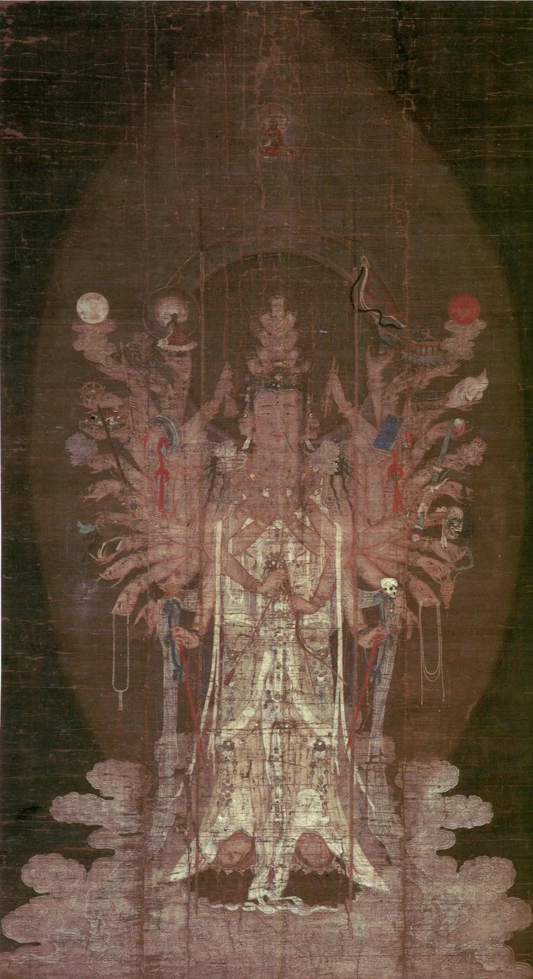 日藏南宋佛画精品《千手千眼观音菩萨像》