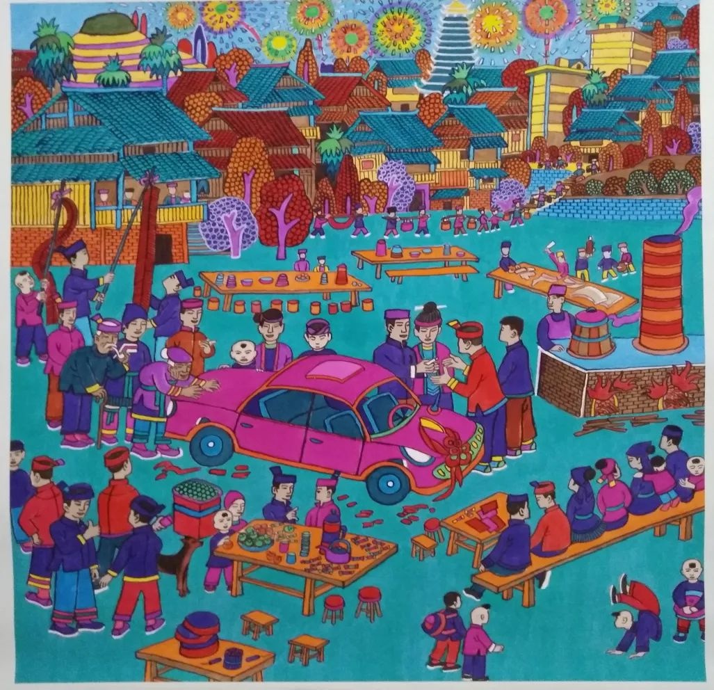 2021年柳州市文化馆(站)三江农民画创作提升培训班学员成果汇报展(一)