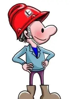 作业现场必须佩戴安全帽! 这太重要了!