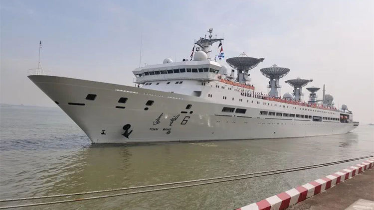 远望6号船远航印度洋执行测控任务 全年海上作业时间将超200天