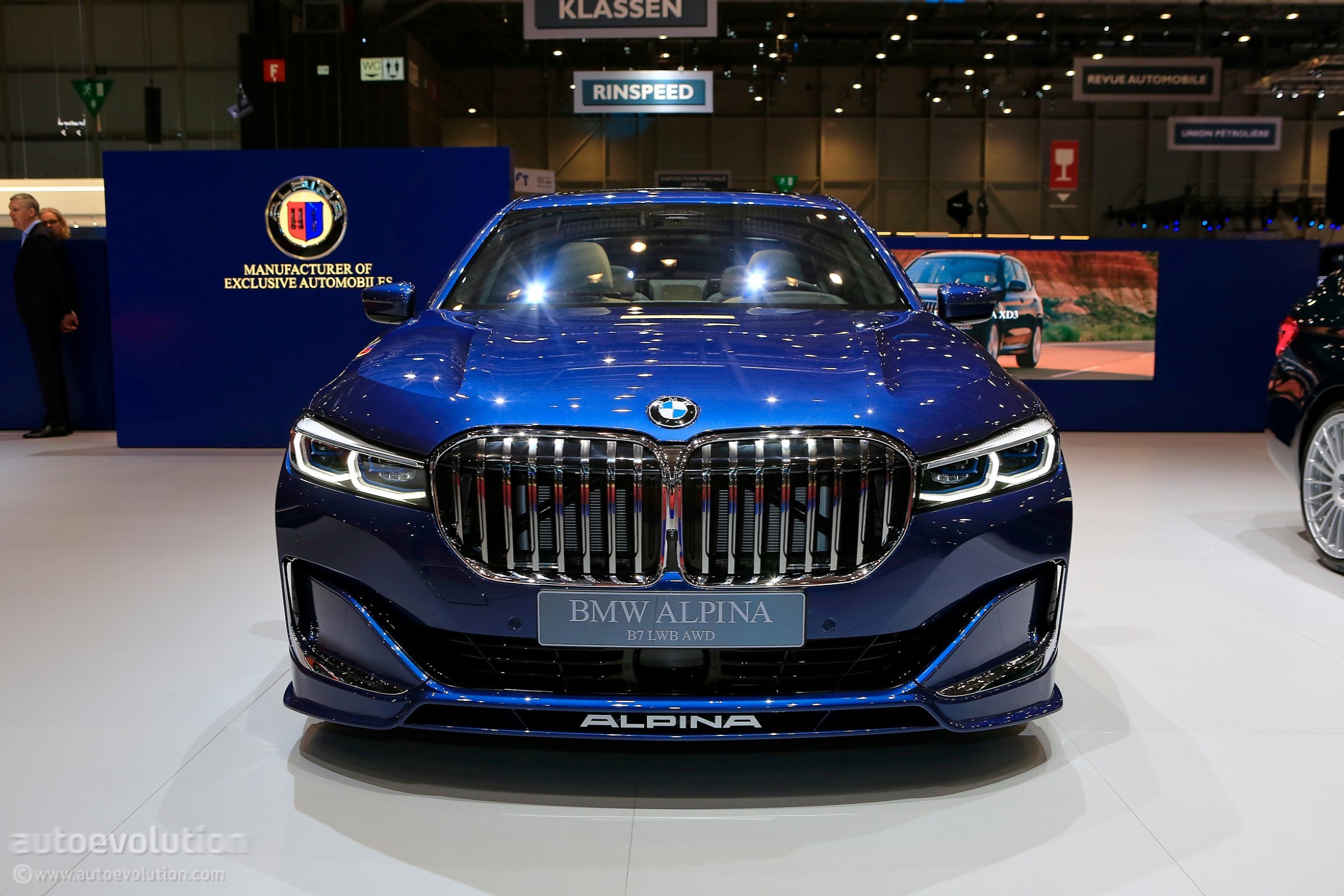 改装版宝马alpina b7以蓝色展现