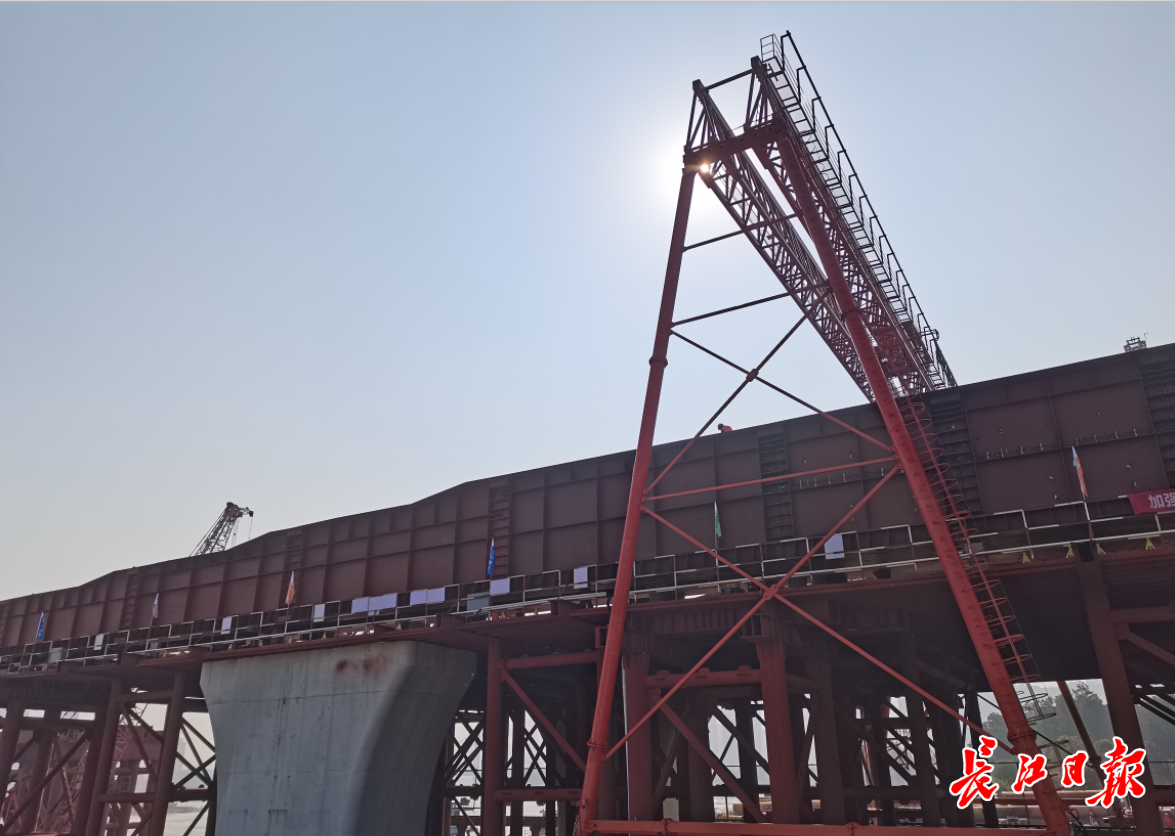 架起首段骨架,江汉十桥预计2027年通车