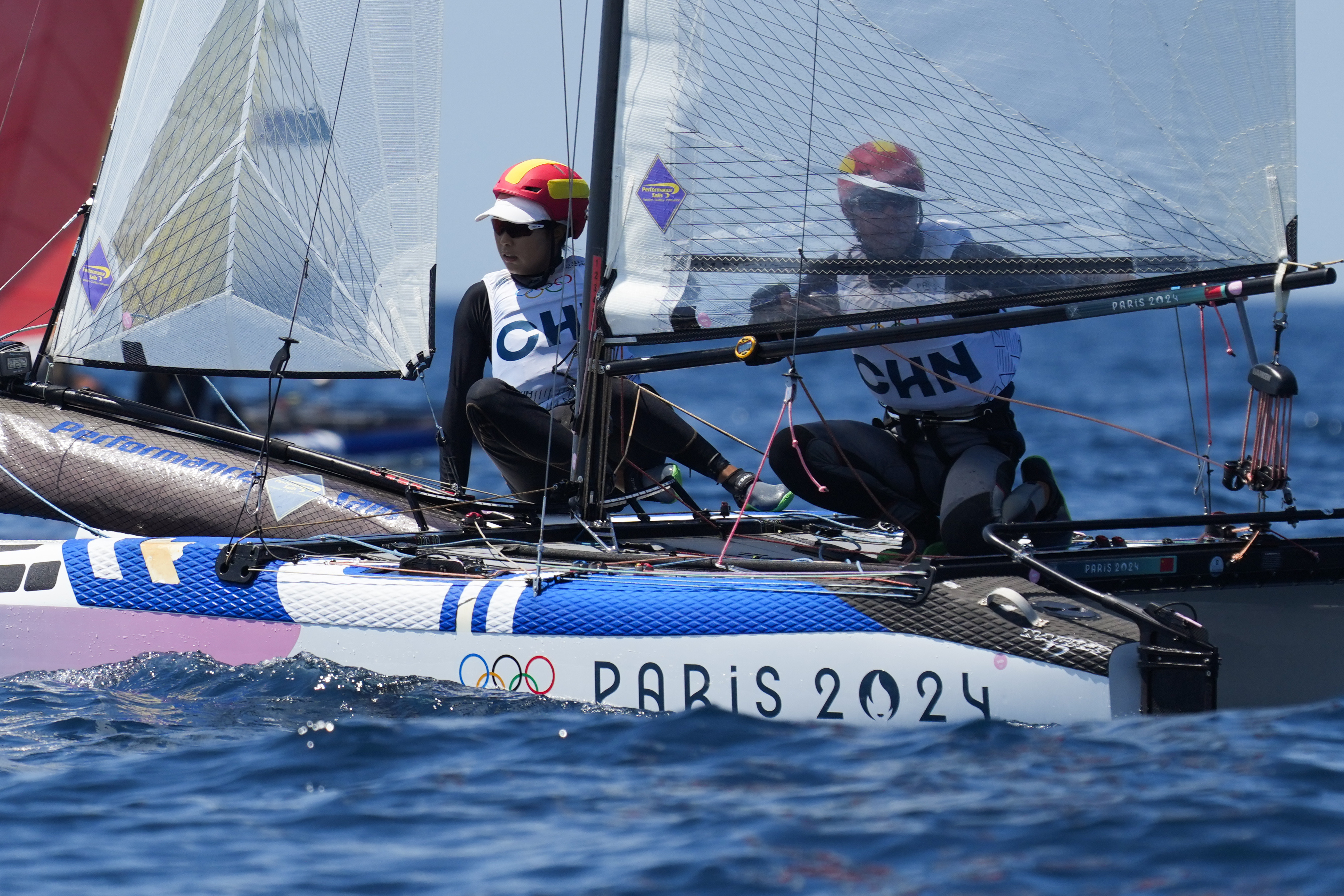 巴黎奥运会丨帆船——混合诺卡拉17级双体船赛况