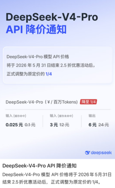 DeepSeek官宣永久降价 降幅力度远超预期 梁文锋魄力十足