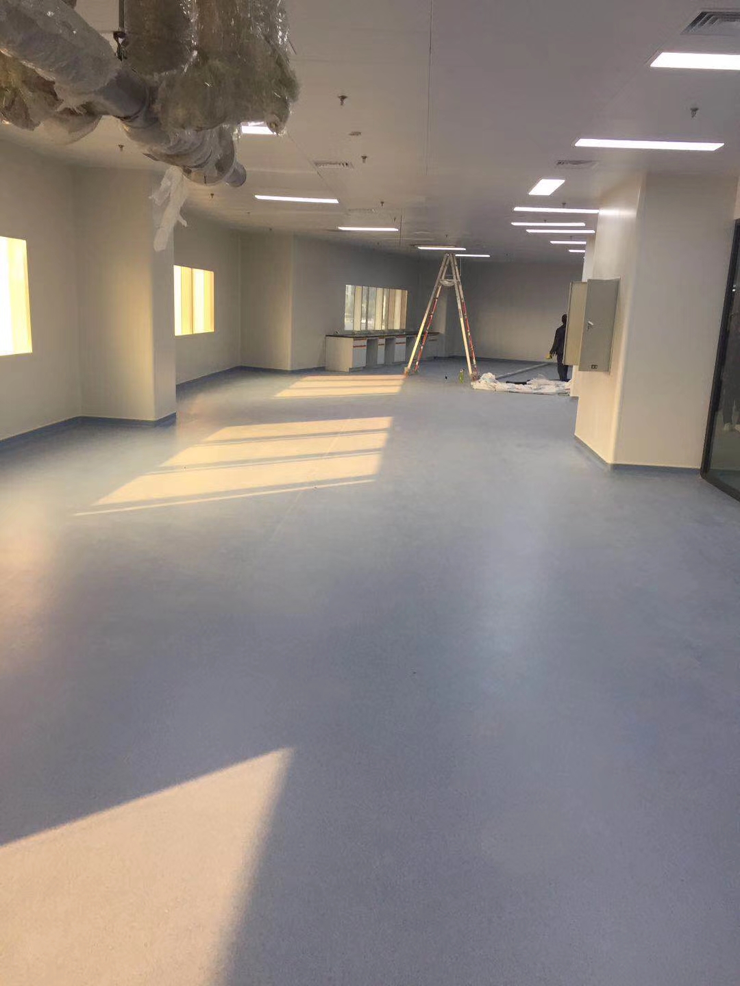 实验室地面材料pvc塑胶地板