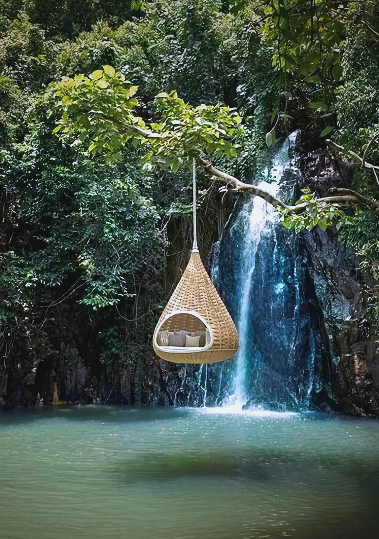 竹子建造的房屋,与自然融为一体的典范