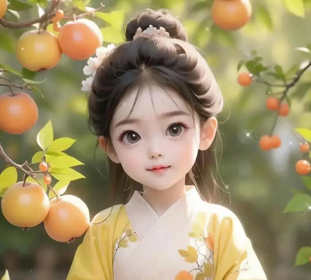 头像分享,红衣,绿衣,黄衣女孩,不同的风格