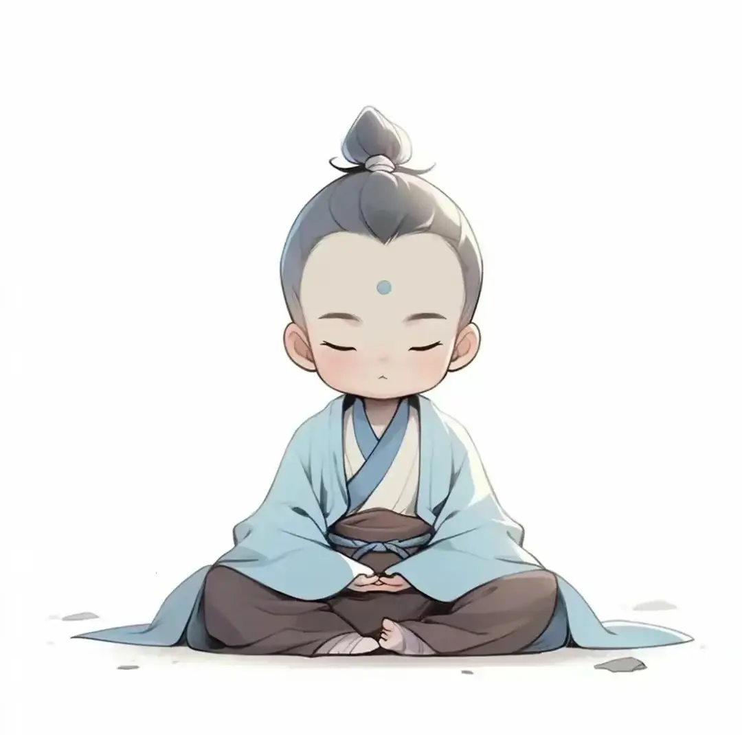 头像分享,一组卡通小道士